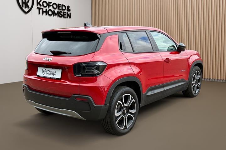 Rød Jeep Avenger fra 2025