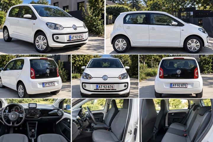Hvid VW UP! fra 2015