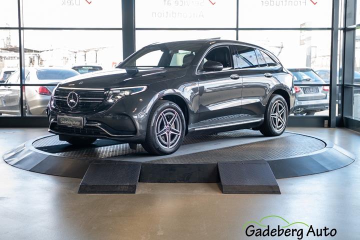 Grå Mercedes EQC400 fra 2021