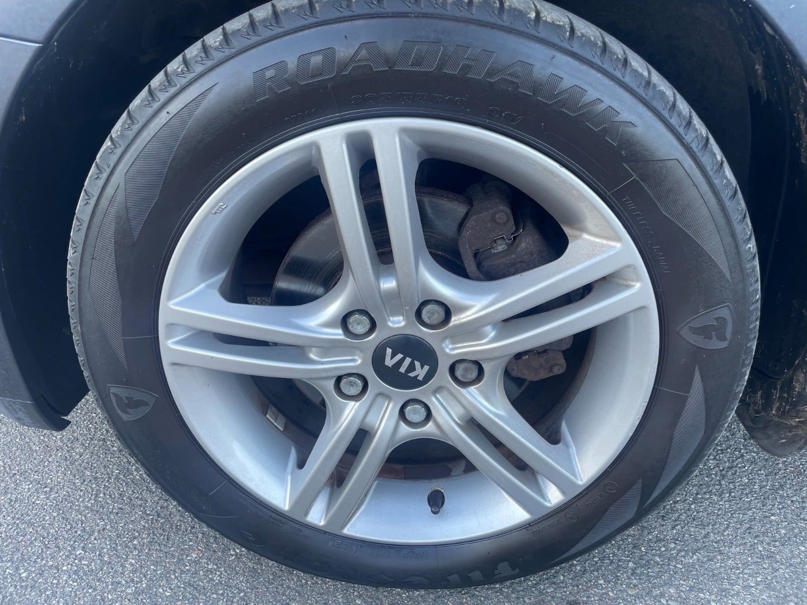 Grå Kia Ceed fra 2012