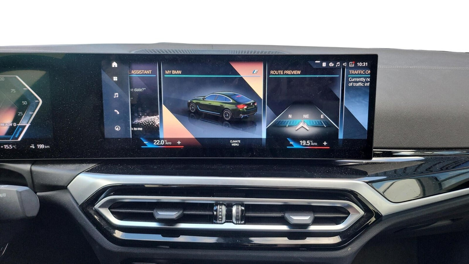 Grøn BMW i4 fra 2022