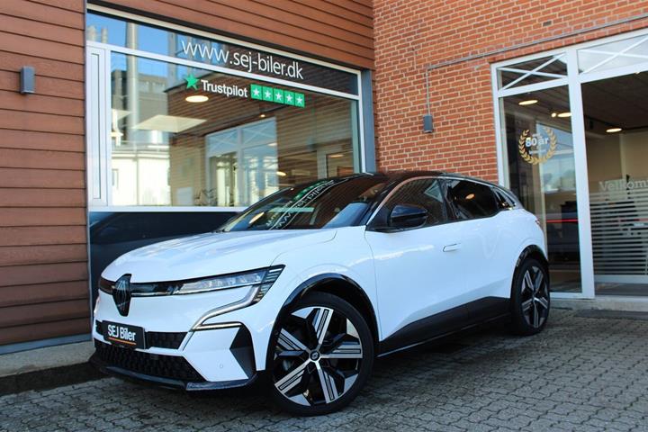 Hvid Renault Megane E-Tech fra 2024