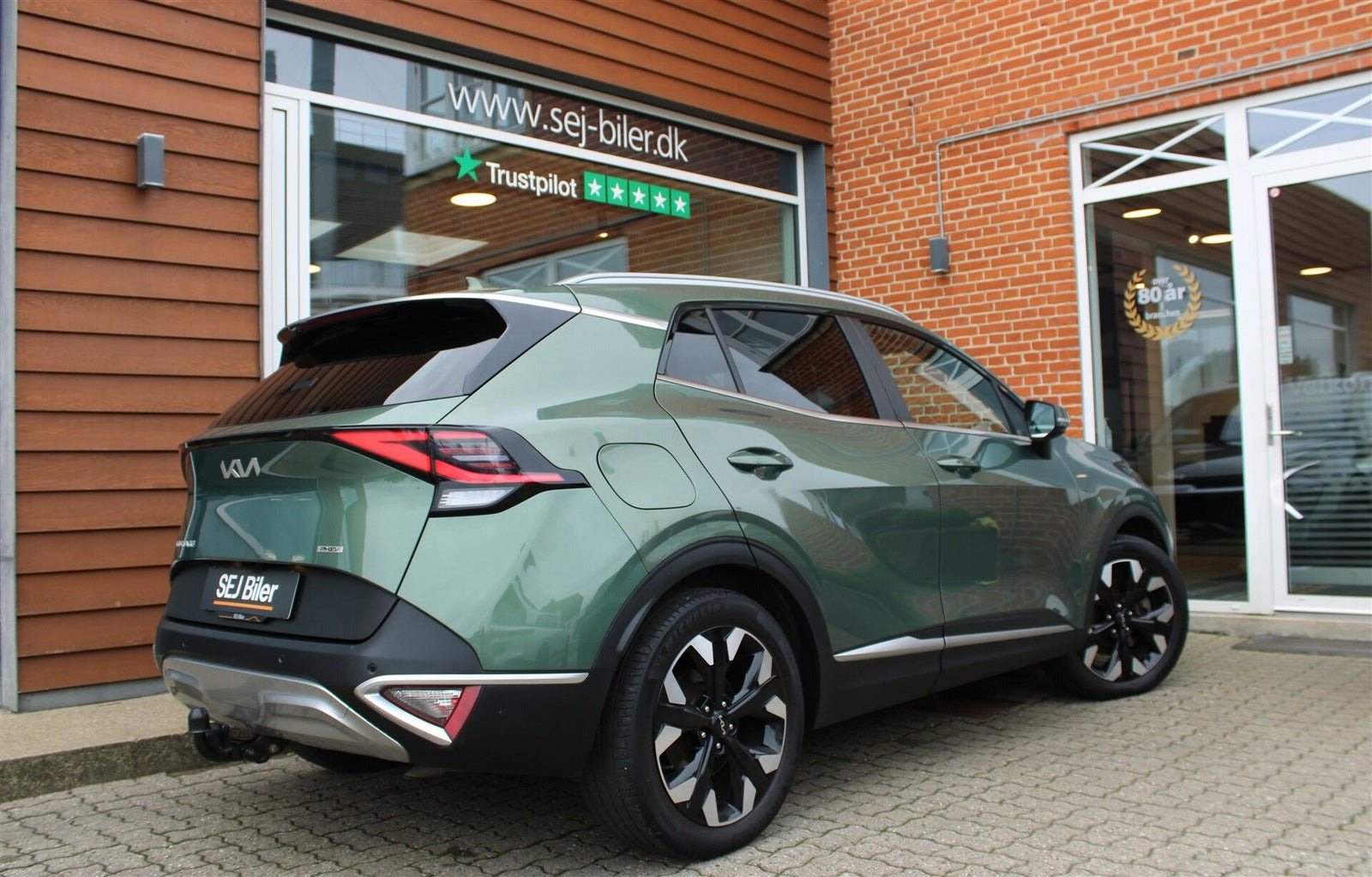 Grøn Kia Sportage fra 2022