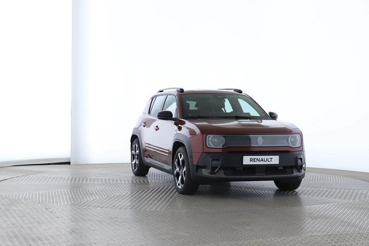 Rød Renault 4 E-Tech fra 2025