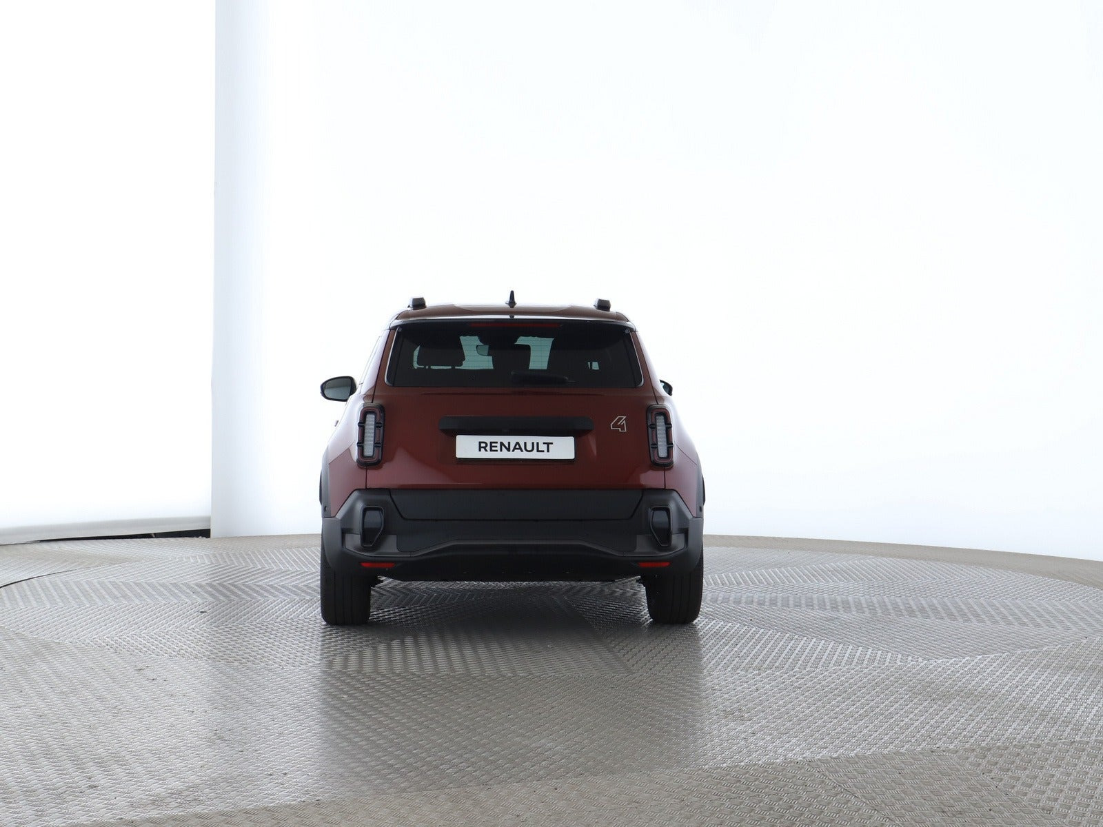 Rød Renault 4 E-Tech fra 2025