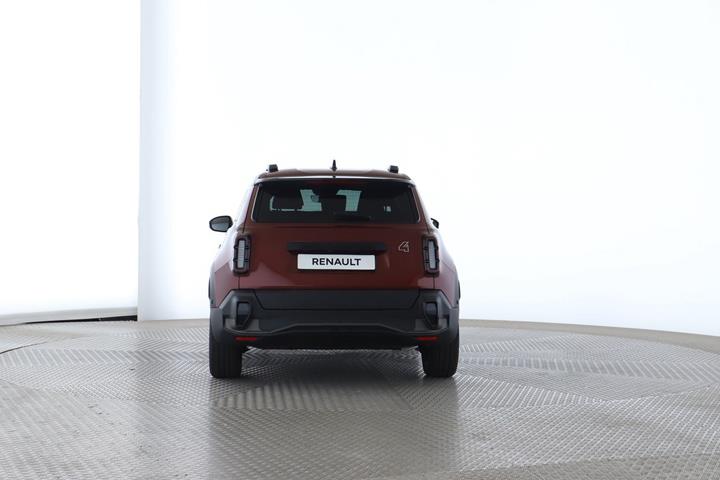Rød Renault 4 E-Tech fra 2025