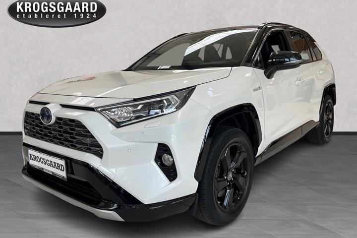 Hvid Toyota RAV4 fra 2019