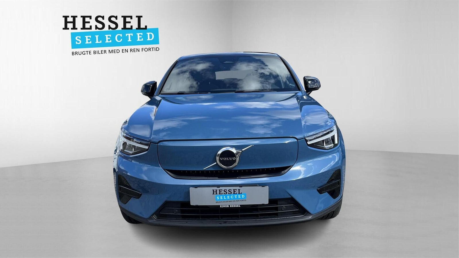 Blå Volvo C40 fra 2023