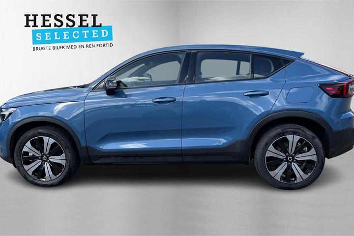 Blå Volvo C40 fra 2023