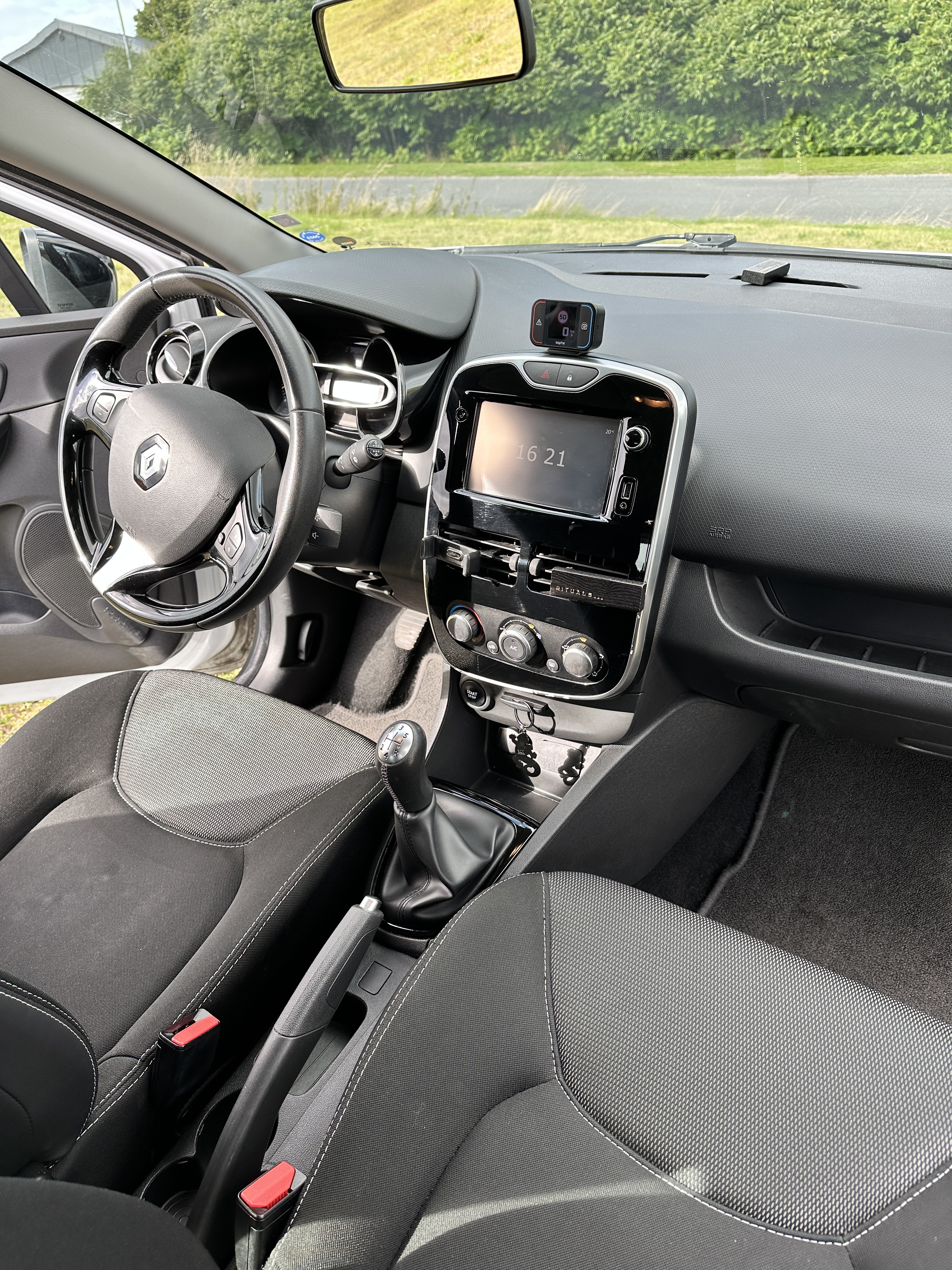 Hvid Renault Ny Clio fra 2015