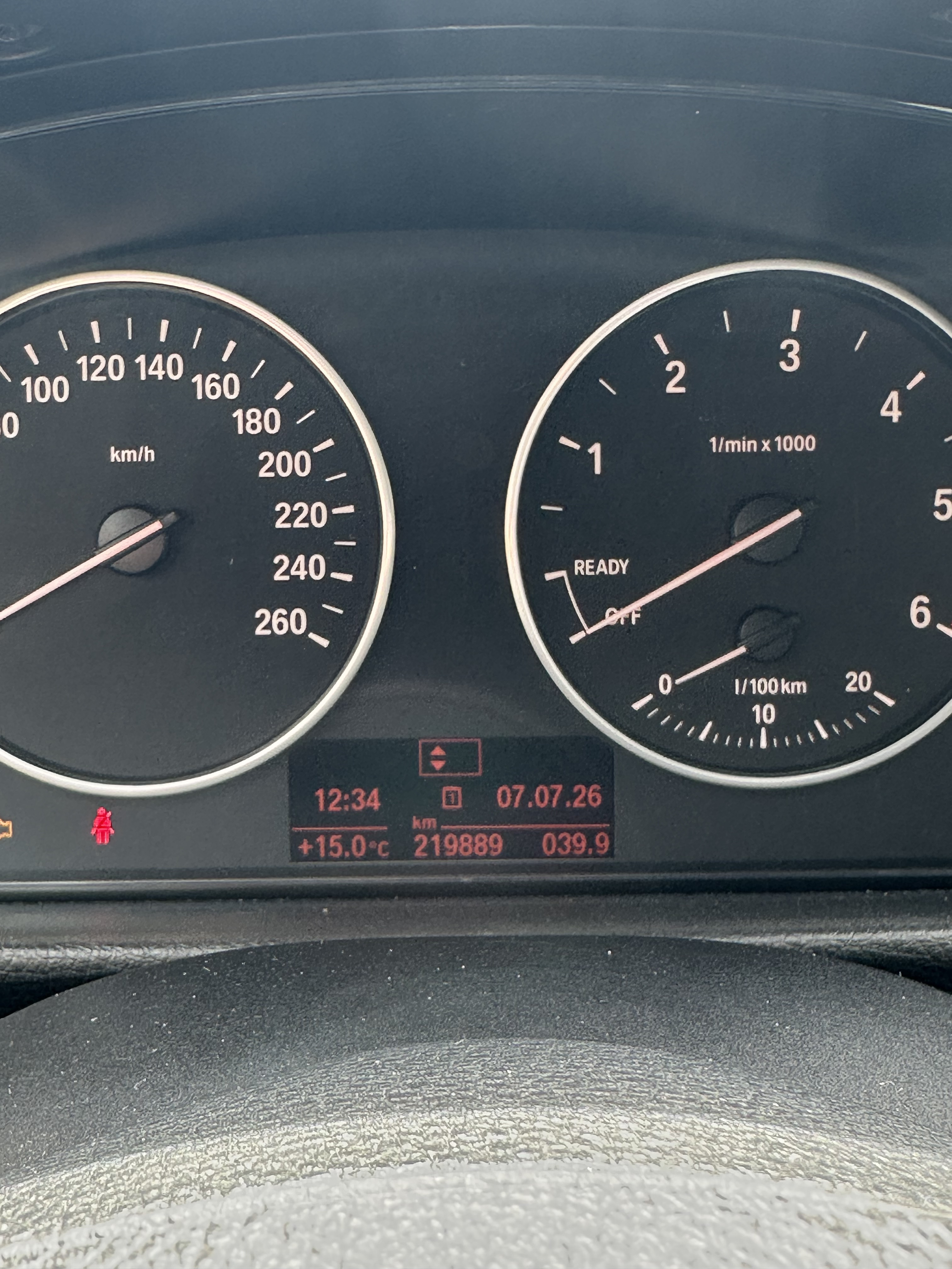 Sort BMW 3-Serie fra 2014