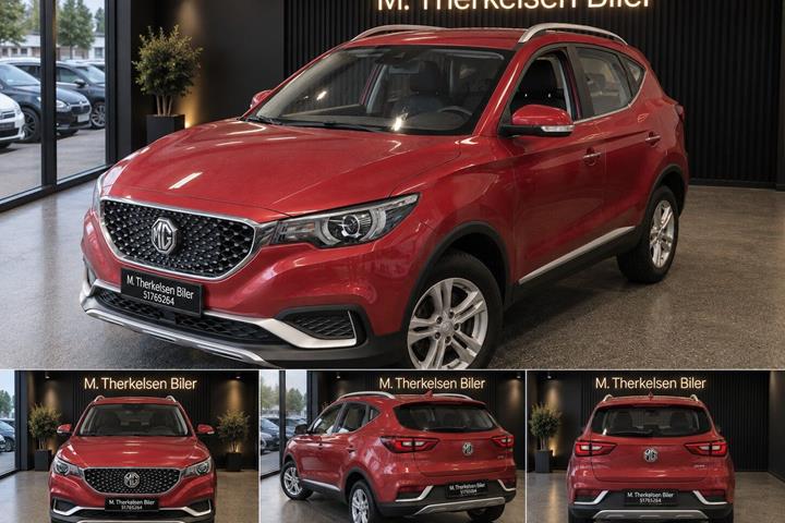 Rød MG ZS EV fra 2020