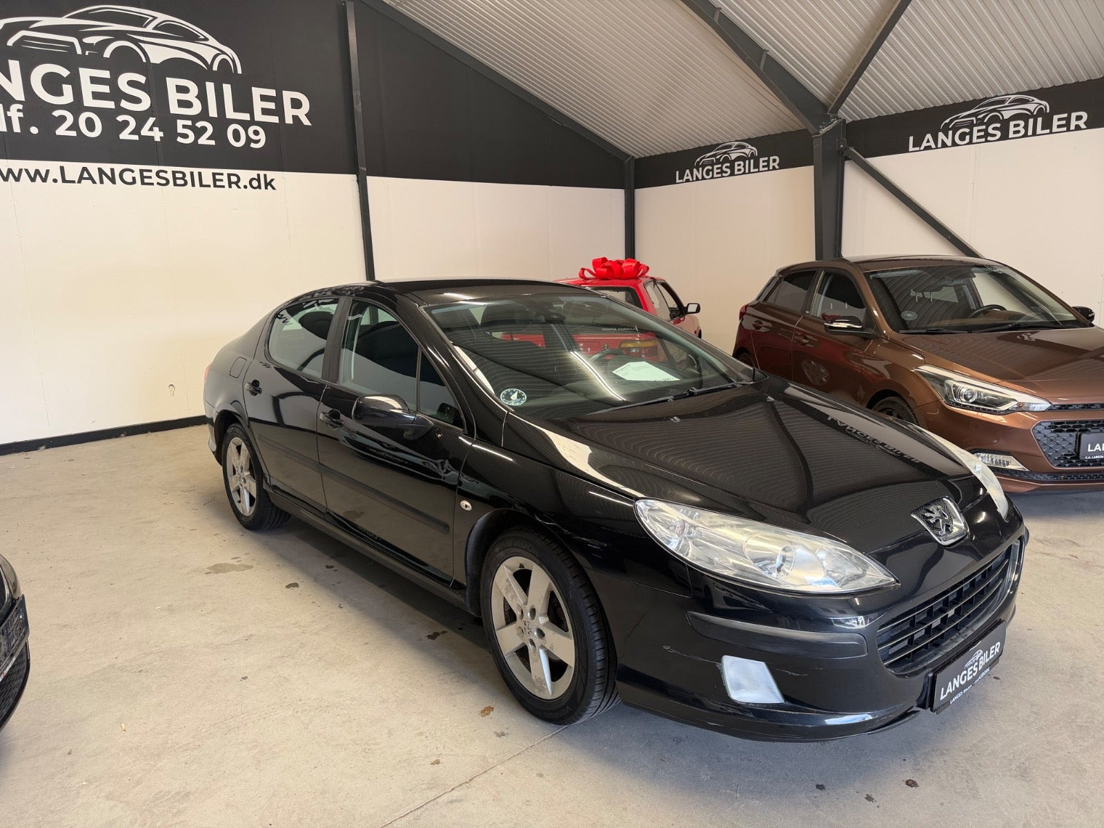 Sort Peugeot 407 fra 2007