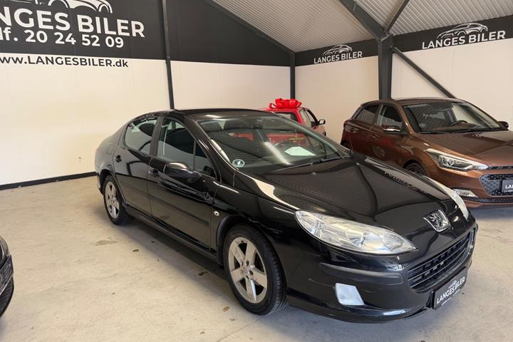 Sort Peugeot 407 fra 2007