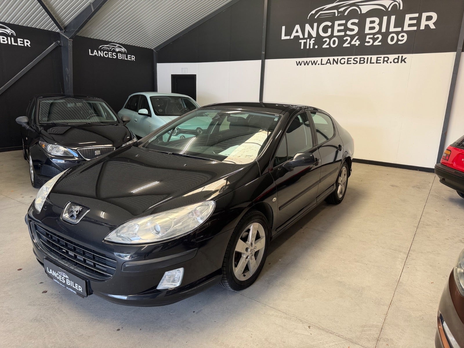 Sort Peugeot 407 fra 2007