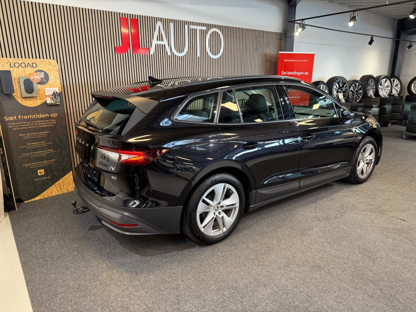 Sort Skoda Enyaq fra 2021