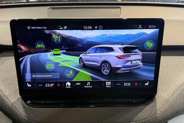 Sort Skoda Enyaq fra 2021