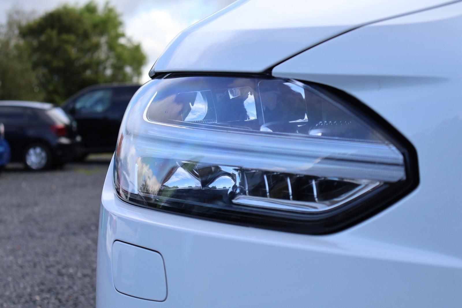 Hvid Volvo V90 fra 2018