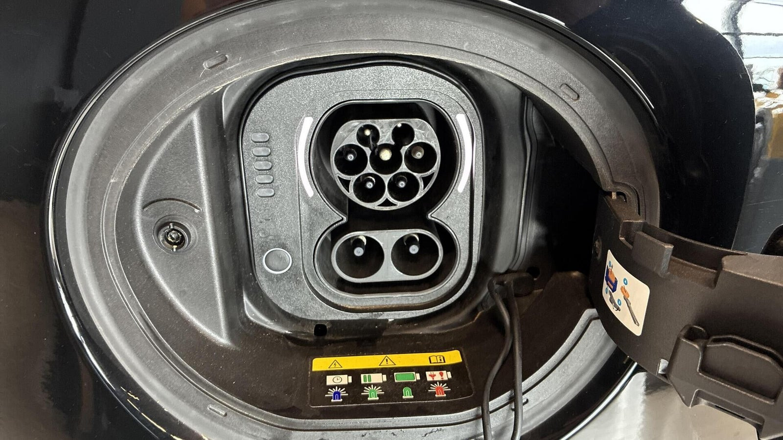 Sort Fiat 500e fra 2024