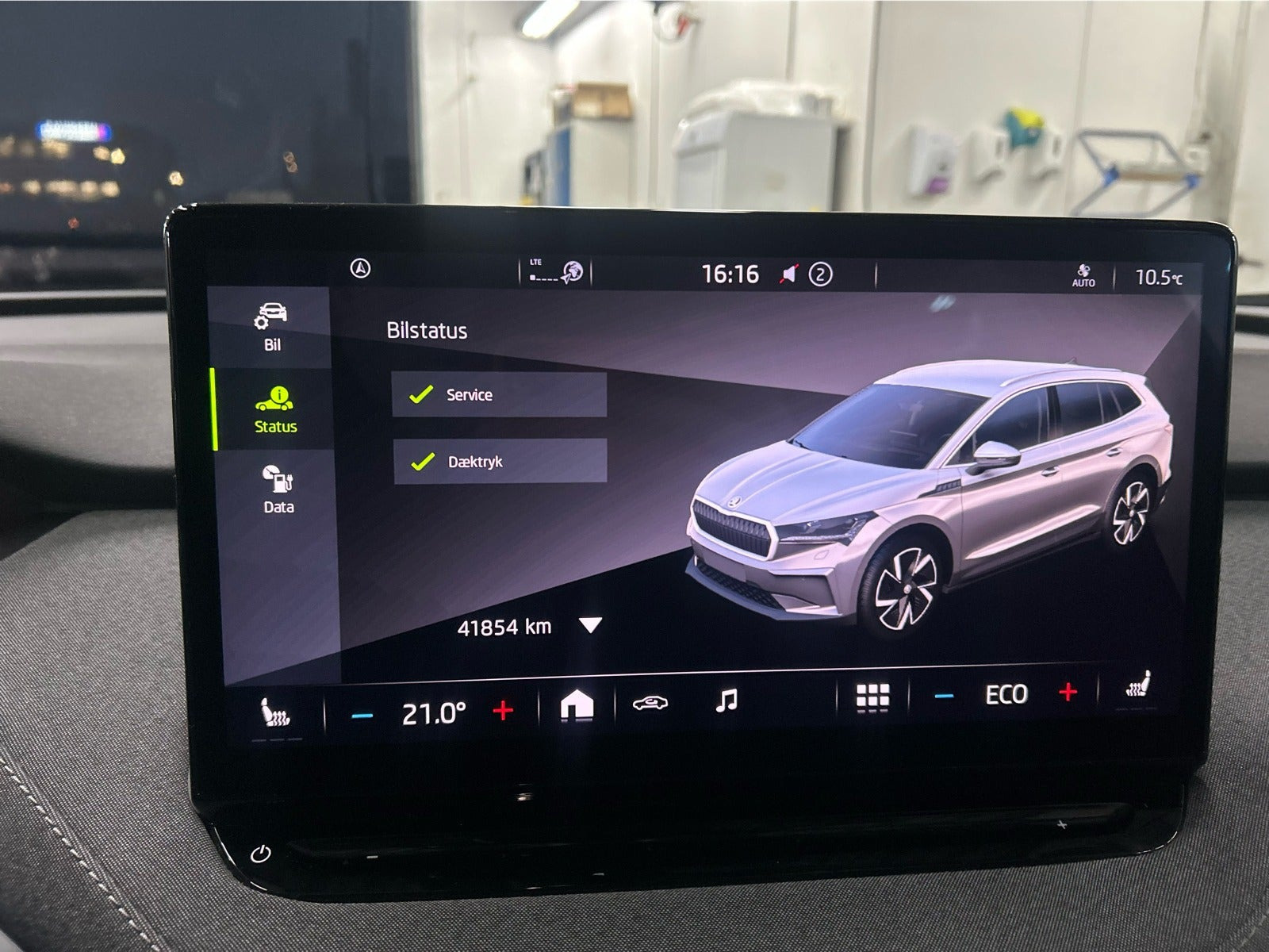 Sølv Skoda Enyaq fra 2023