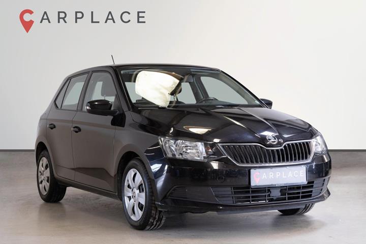 Sort Skoda Fabia fra 2017