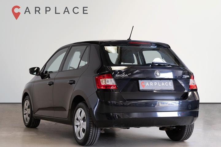 Sort Skoda Fabia fra 2017