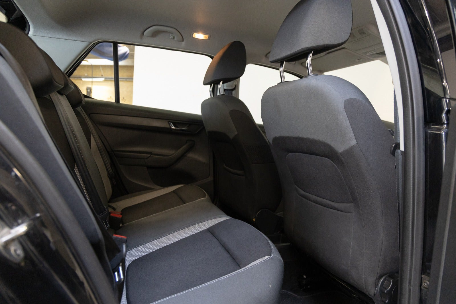 Sort Skoda Fabia fra 2017