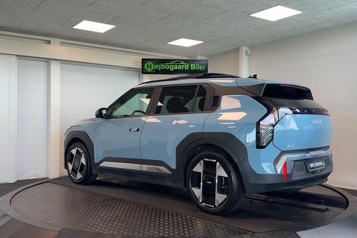 Blå Kia EV3 fra 2025
