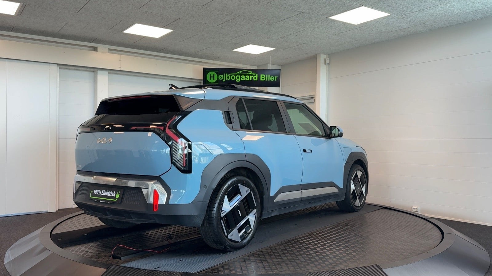 Blå Kia EV3 fra 2025