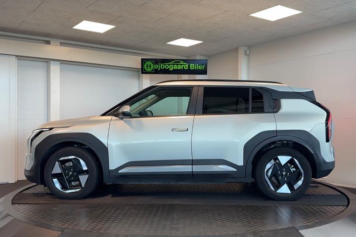 Sølv Kia EV3 fra 2025