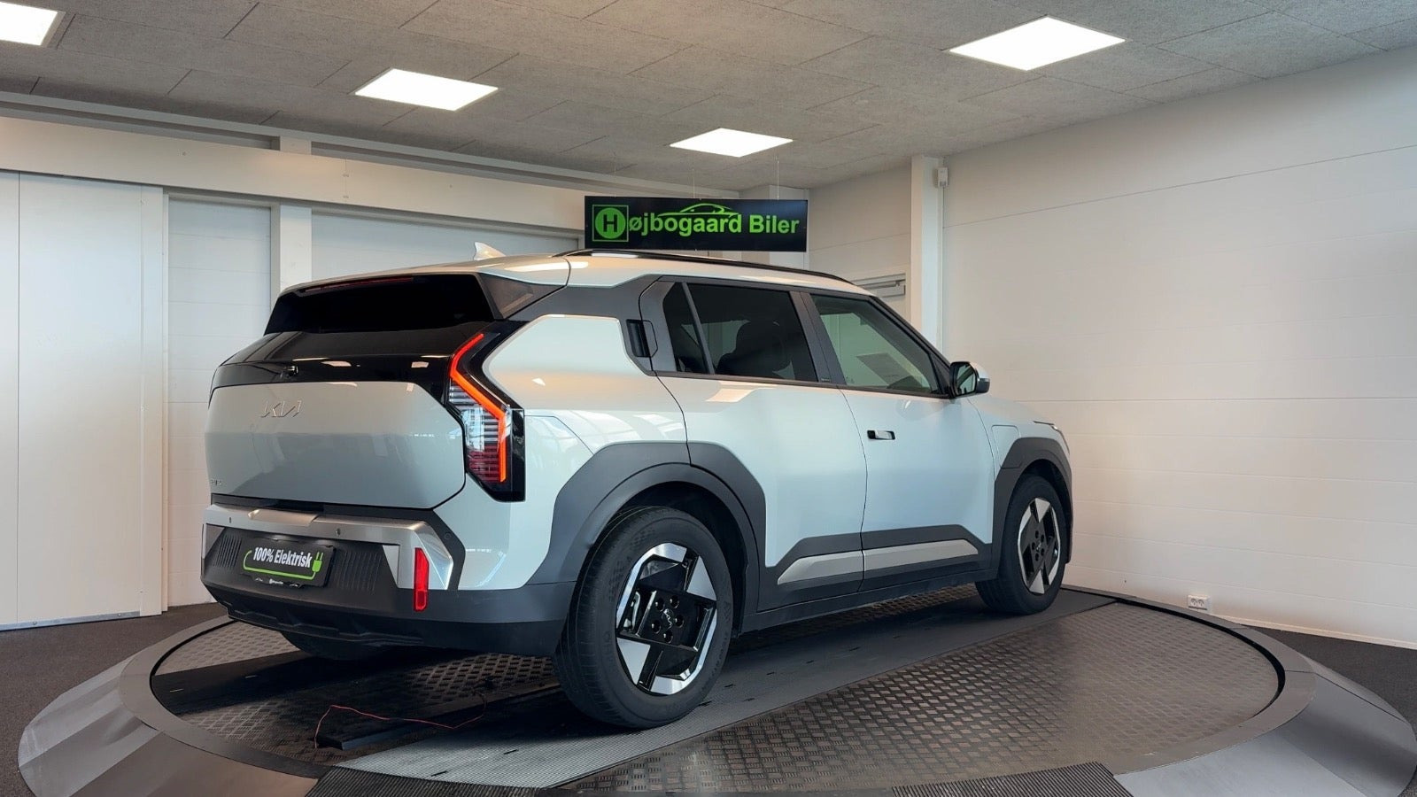 Sølv Kia EV3 fra 2025
