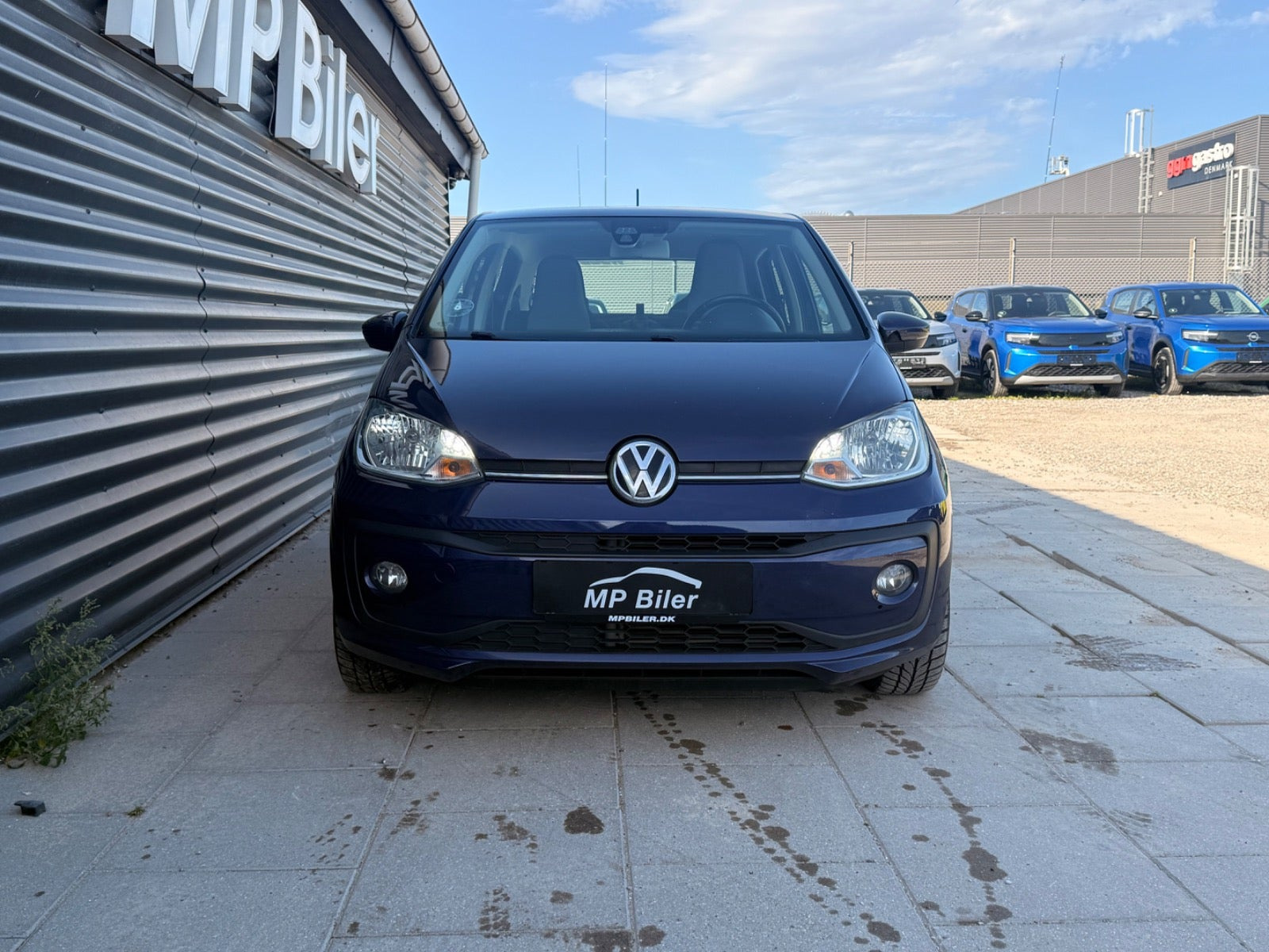 Blå VW UP! fra 2017