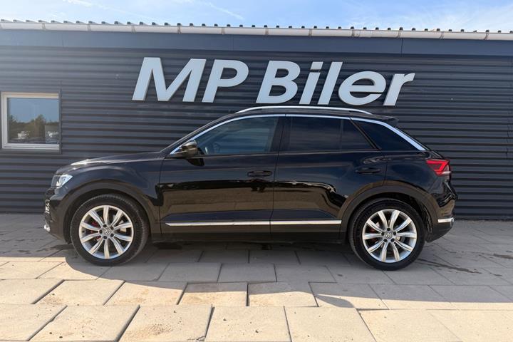Sort VW T-Roc fra 2019