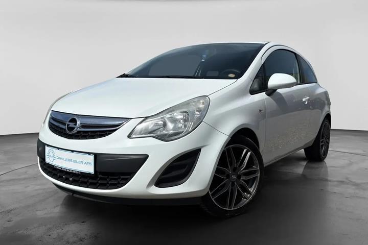 Hvid Opel Corsa fra 2013