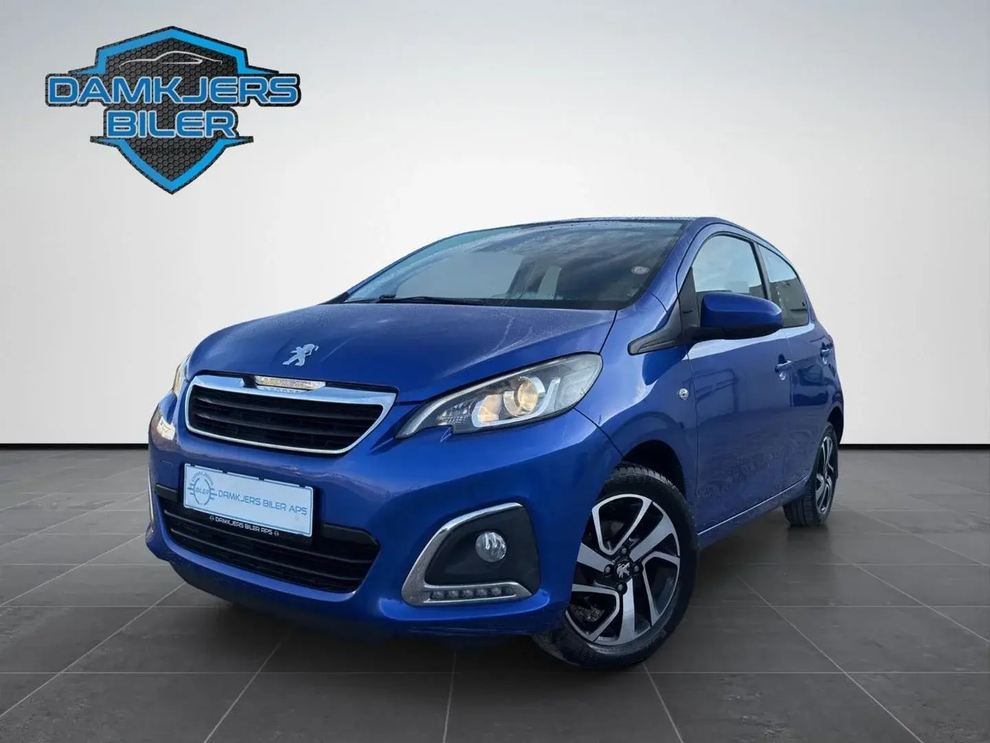 Blå Peugeot 108 fra 2018