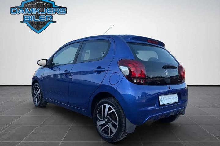 Blå Peugeot 108 fra 2018