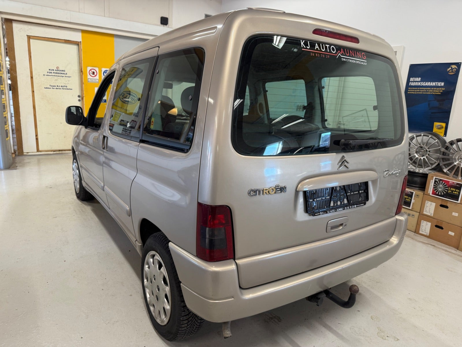 Beige Citroën Berlingo fra 2005
