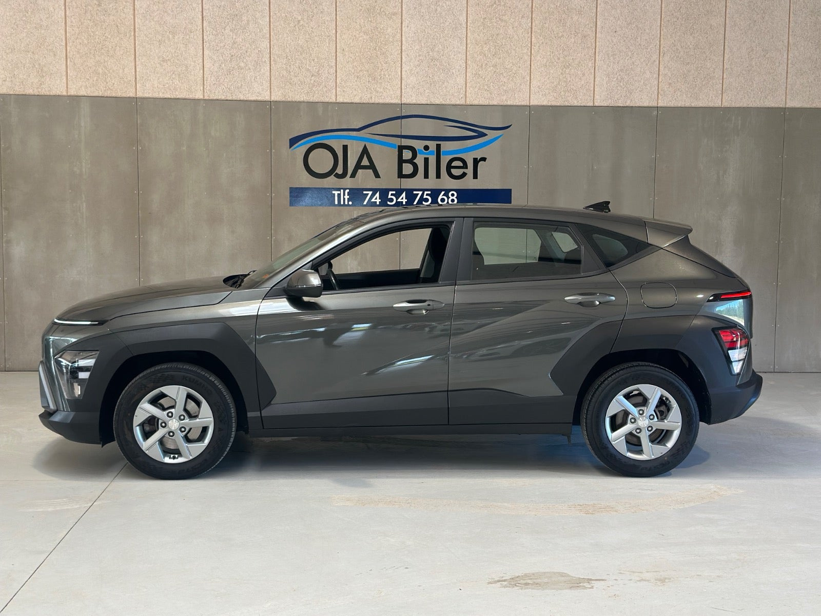 Grøn Hyundai Kona fra 2024