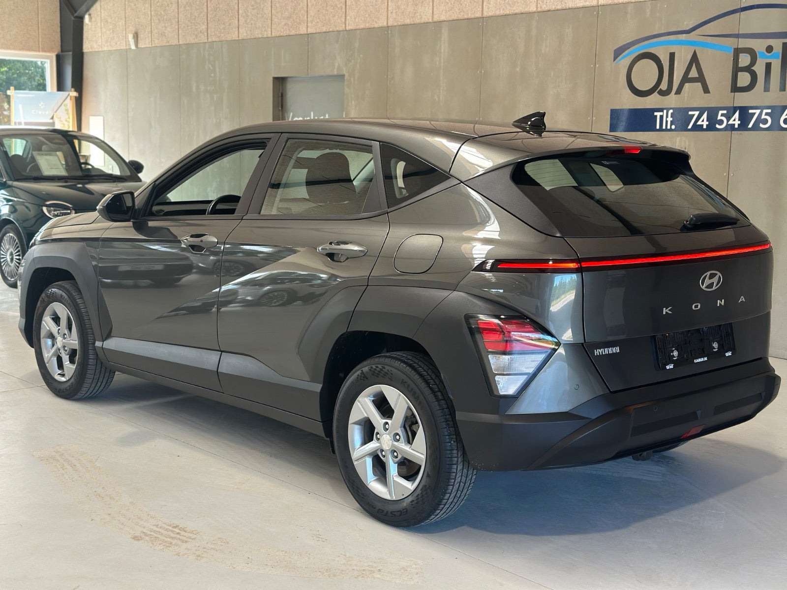 Grøn Hyundai Kona fra 2024