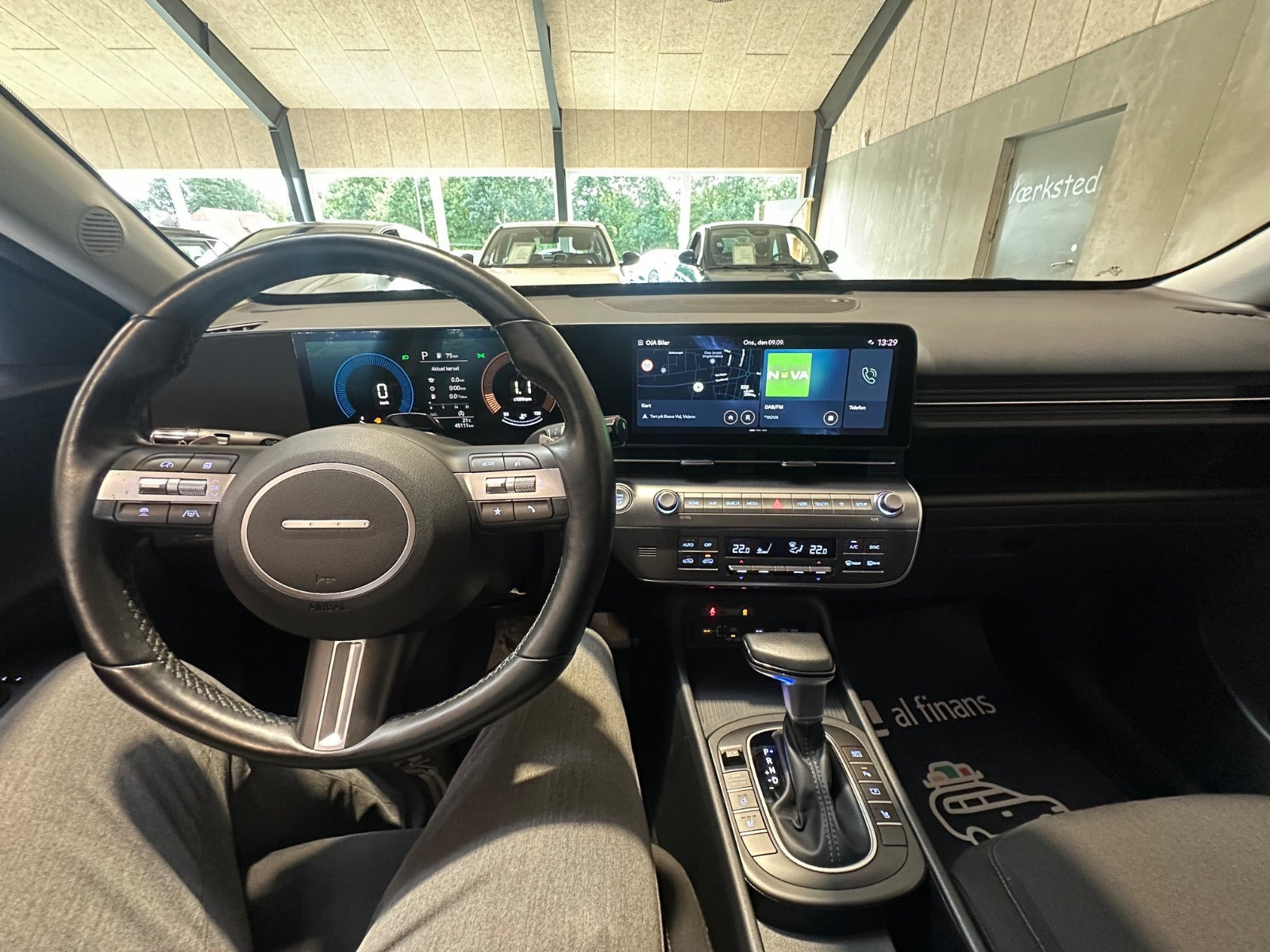 Grøn Hyundai Kona fra 2024