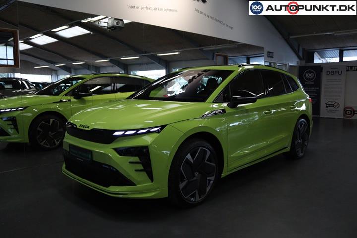 Grøn Skoda Enyaq fra 2026