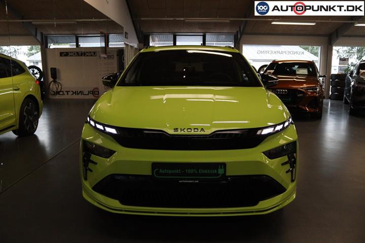 Grøn Skoda Enyaq fra 2026