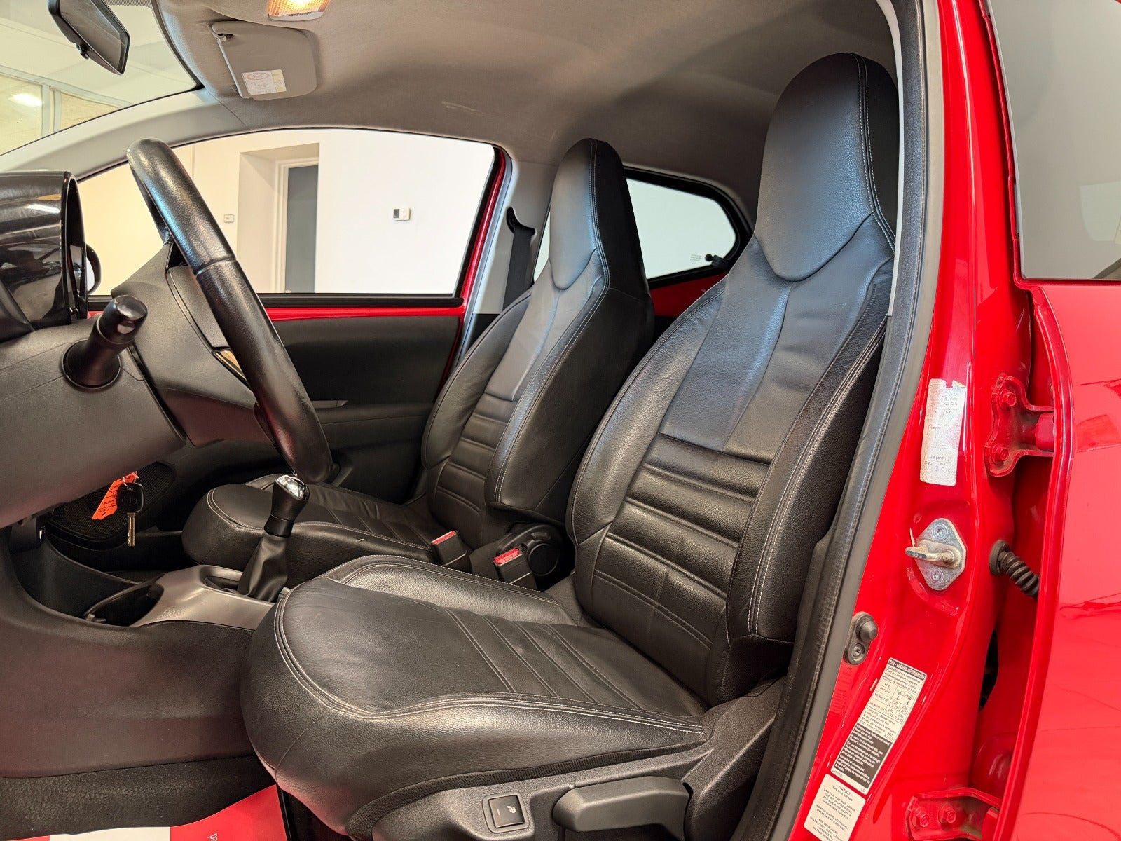 Rød Toyota Aygo fra 2019