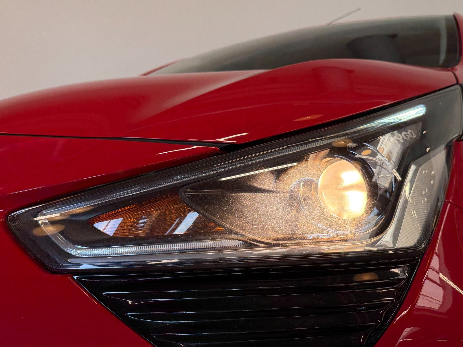 Rød Toyota Aygo fra 2019