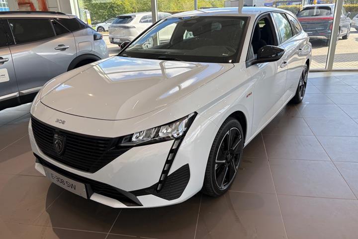 Hvid Peugeot E-308 fra 2025