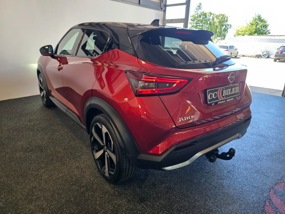 Rød Nissan Juke fra 2020