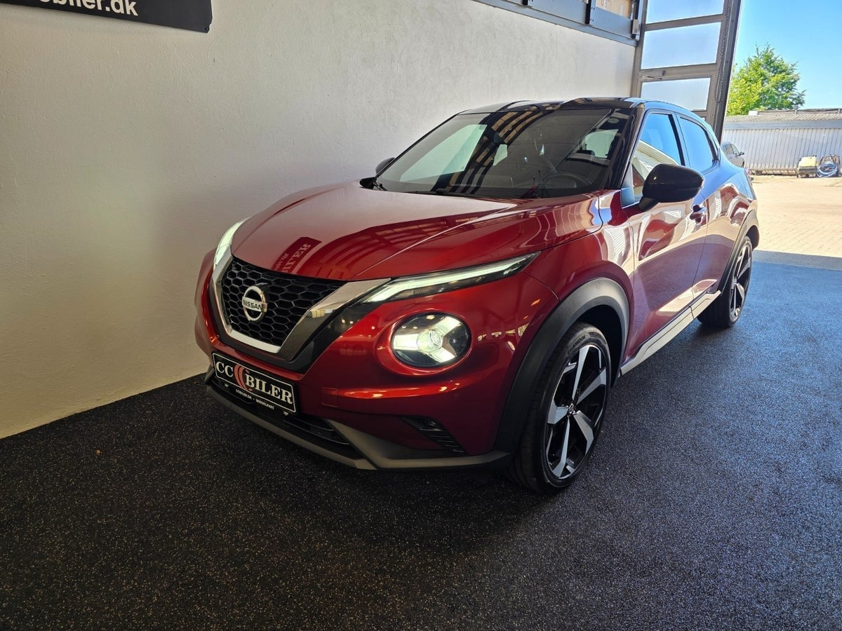 Rød Nissan Juke fra 2020