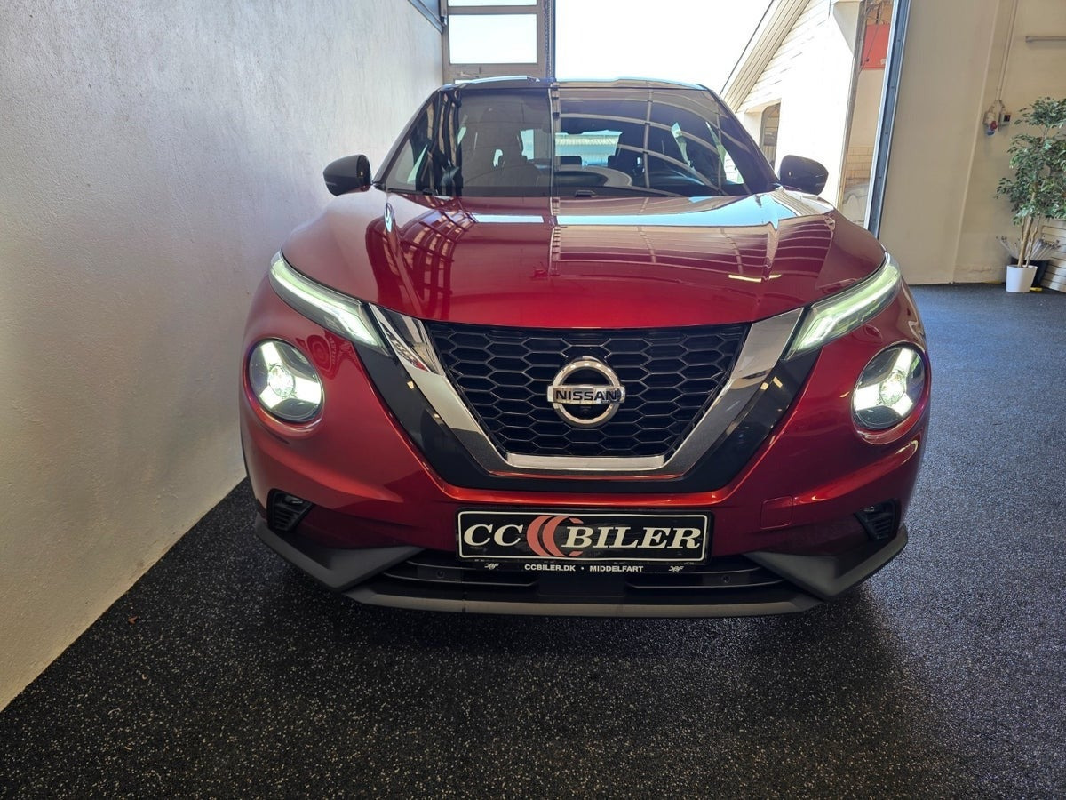 Rød Nissan Juke fra 2020
