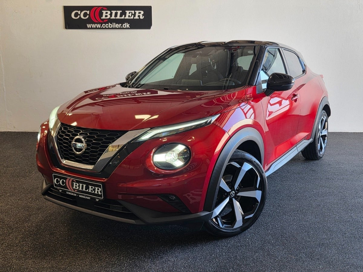 Rød Nissan Juke fra 2020