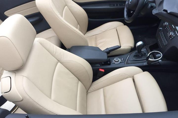 Rød BMW 120d fra 2013